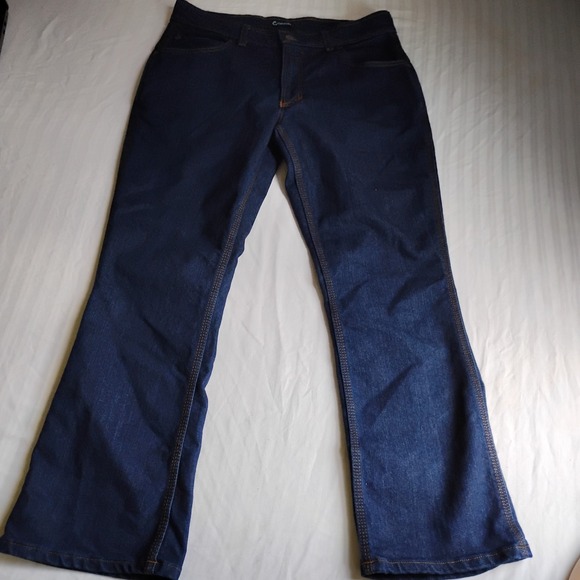 Origin Jeans 34x30 Bootcut Classic Stretch Dark Wash Grunge Vintage Y2K USA Made - Picture 1 of 14